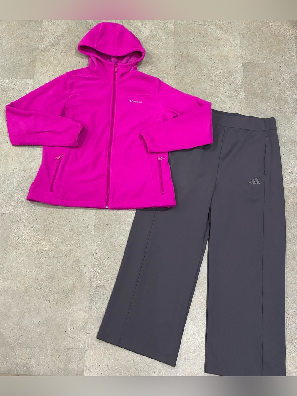 Womens ADIDAS/COLUMBIA Athletic Pants & Jacket, sz Large
